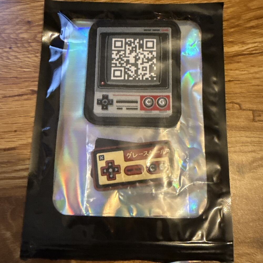 Castle x Grayscale CxG QR Boy Famicom Game Pad - EDC - New